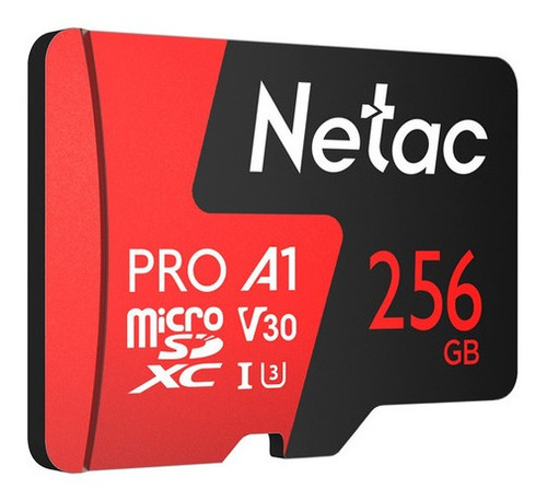 Cartão Memória Micro Sdxc 256gb Extreme Pro 100mbs Netac