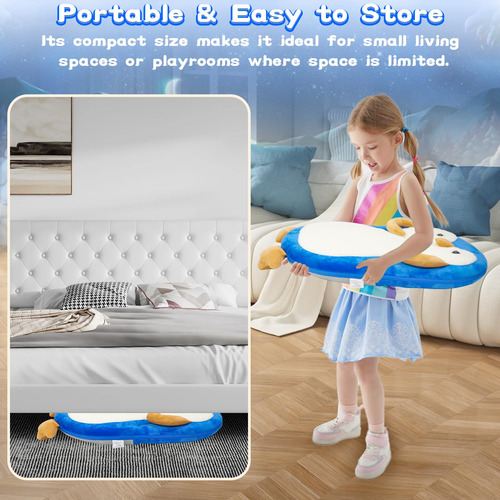Silla De Piso Para Niños Con Soporte De Espalda Ajustable