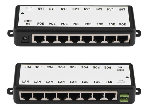 Módulo De Fuente De Alimentación Poe Inyector Ethernet De 8