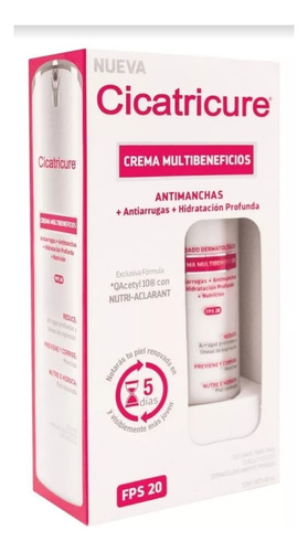 Crema Multibeneficios Anti Manchas Anti Arrugas Hidrata 50ml