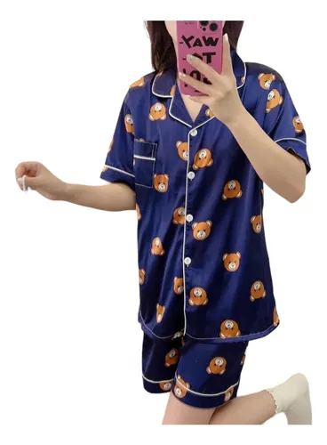 Pijamas de satin mayoreo sale