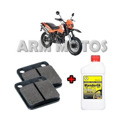 Pastilla Freno + Liquido Zanella Ztt Motard 250 - Arm Motos