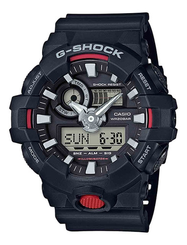 Relógio Casio G- Shock Anadigi Masculino Ga-700-1adr