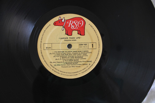 Lp Freddie King, Larger Than Life, 1976 (Usado)