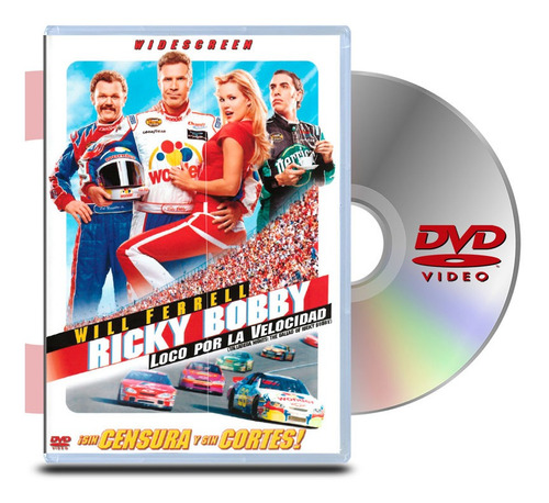 Dvd Ricky Bobby Loco Por La Velocidad