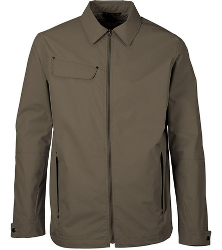 Imagen 1 de 4 de Chamarra Ligera Con Cuello Plegable North End Dark Oakmoss