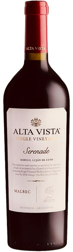 Alta Vista Single Vineyard Serenade Malbec 750 Ml Año 2020