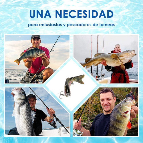 Imagen 8 de 8 de Kit Señuelos De Pesca 3 Piezas Para Agua Dulce Y Salada 10cm
