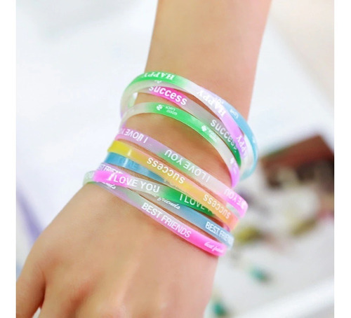 10 Pulseras Colores Para Cumpleaños