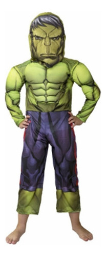 Disfraz De Hulk Con Musculos Talle 1