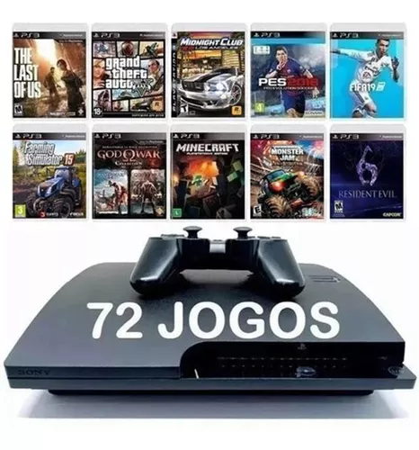 Ps3 Playstation 3 Super Slim 80 Jogos Originais