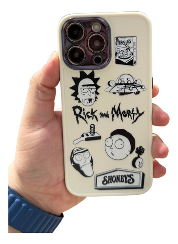 Case Rick And Morty Para iPhone 11 / 12 / 13 / 14 Pro Max