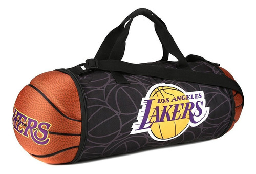 Mochila Bolsa Esportiva Bola Nba Los Angeles Lakers Oficial