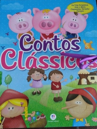  Contos Clássicos 4 Mini Livros De Histórias Infantil