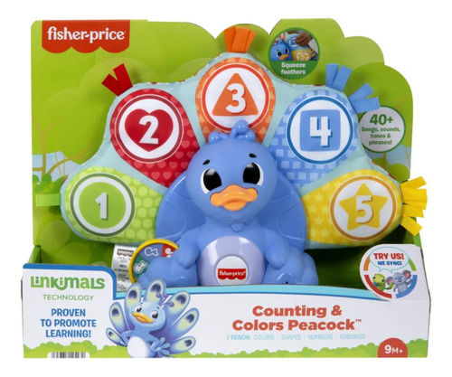 Fisher-price Linkmals Pavão Penas Coloridas