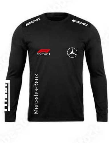 Polera Manga Larga Mercedes Benz