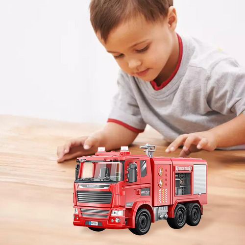 Diy Vehículos De Construcción De Camión De Bomberos