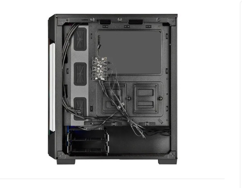 Imagen 4 de 5 de Gabinete Corsair Icue 220t Rgb Negro Con Vidrio Templado