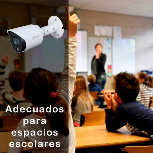 Kit De Video Vigilancia 4 Cámaras Bala 5mp Hfw1509tn Dahua - Dvr 8 Canales - 3k - Disco 1tb - Juego De Baluns Sin Cable - Accesorios Kitdh4bm5mpbal2tb Cctv Circuito Cerrado Procam