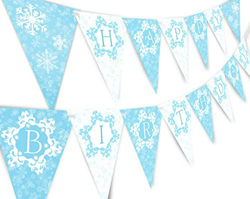 Banner Princesa De La Nieve - Fiesta De Invierno