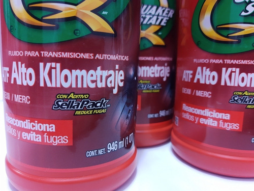 Aceite Para Transmision Automatica Alto Kilometraje. 5 Pzs