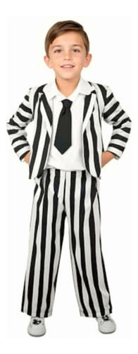 Disfraz Infantil, Beetlejuice, Warner Bros, Talla 8 Años