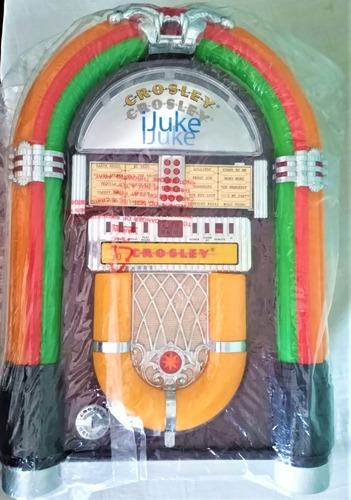 Ijuke Crosley Mini Rockola - iPod Dock+cd Player+bluetooth