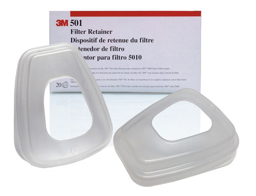 2 Retentor Para Respirador Linha 6000 Para Filtros 3m 501