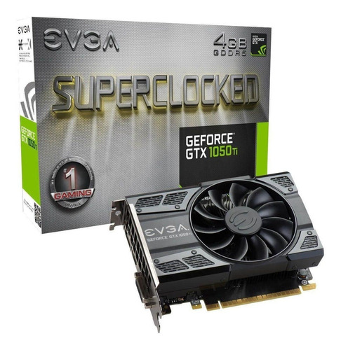Tarjeta de video Nvidia Evga  SC Gaming GeForce 10 Series GTX 1050 Ti 04G-P4-6253-KR 4GB