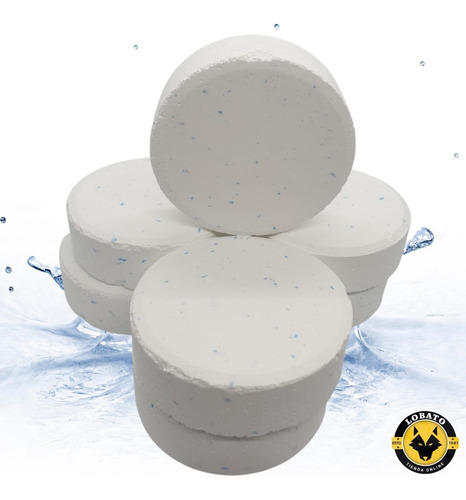 Imagen 4 de 10 de Pastillas Cloro Triple Accion Multiaccion 200gr 10kg Vulcano