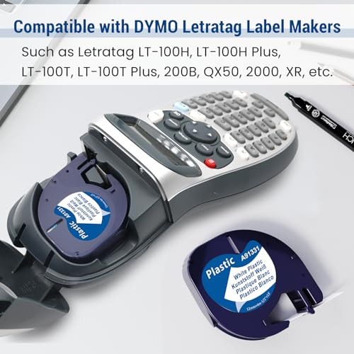 Pack De Etiquetas Labelife Para Dymo Letratag 12mm