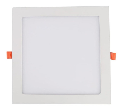 Foco Panel Plafón Led 6w Cuadrado Embutido Luz Cálida