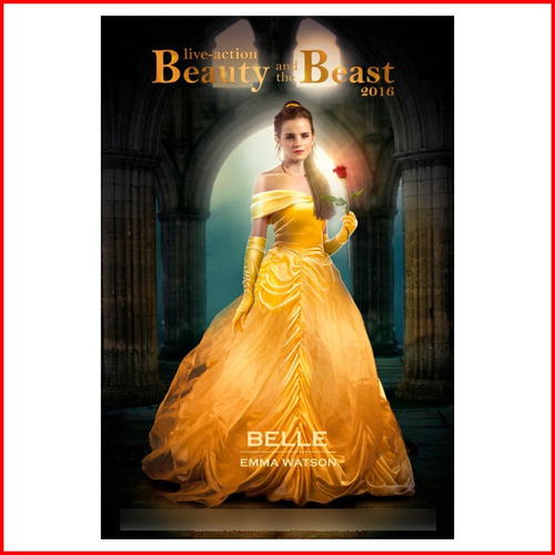 Poster La Bella Y La Bestia Disney 2018 #2 - 40x60cm