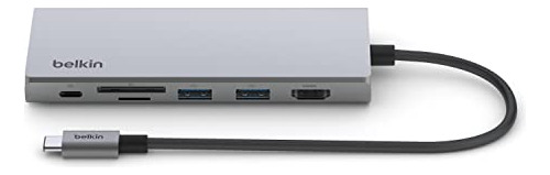 Hub Usb-c 7 En 1 De Belkin, Adaptador Multipuerto Con 4k 60