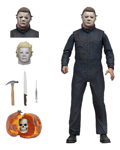 Figura De Acción Michael Myers Halloween 2 Ultimate Original