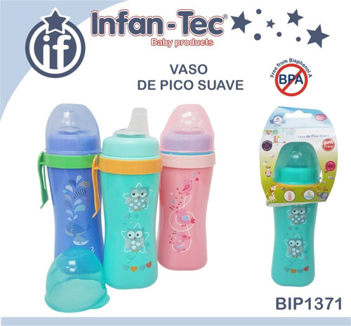 Vaso First Pico Suave Infan - Tec De Varon Azul