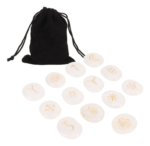 Juego De 13 Piedras Rune Stones Empower Mind Promote Clear