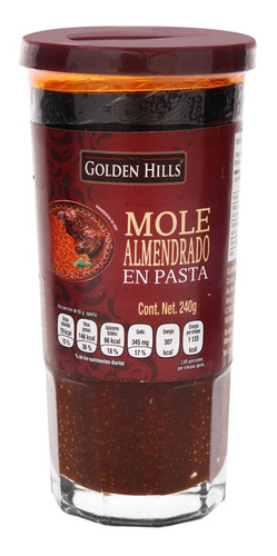 Mole Almendrado En Pasta Golden Hills 240 Grs