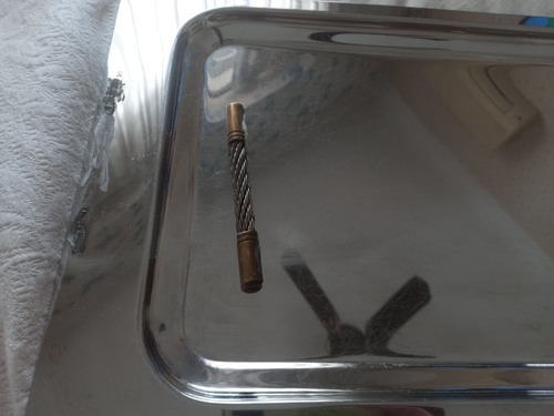 Bandeja Acero Usada. Se Despegó Una Manija. Hay Q Pegarla