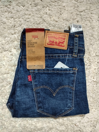 Pantalón Levi's Mezclilla Mujer 720 Skinny, Talla 11 (628)