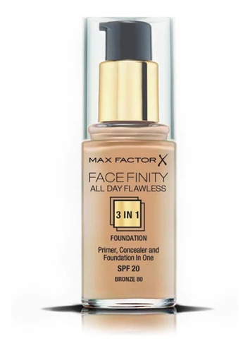 Base Max Factor Face Finity 3 In 1 Nº80