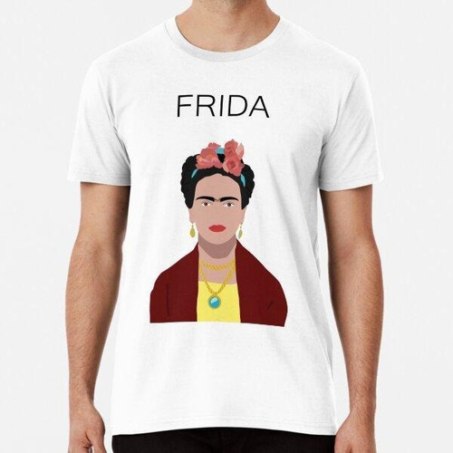 Remera Frida Kahlo Ilustración Mínima Impresión De Arte Algo