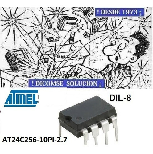 Integrado At24c256-10pi-2.7 24c256 256k Serial Eeprom