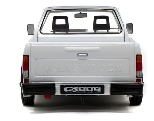Miniatura Volkswagen Caddy Mk1 1982 Branco 1:18 Solido