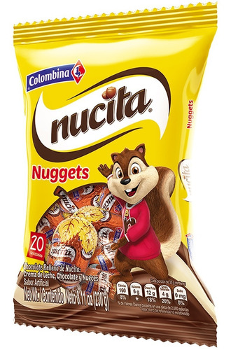 Nucita Nuggets Bolsa 20 Uds