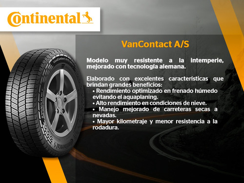 2 Llantas 215/85r16 115q Vancontact A/s Radial Continental