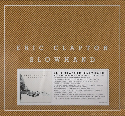 Eric Clapton Slowhand 35th Anniversary 3cd+dvd Audio+lp180 