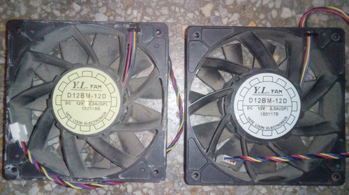 Fan Cooler Ventilador 12v 12x12cm Para S9i 6000 Rpm