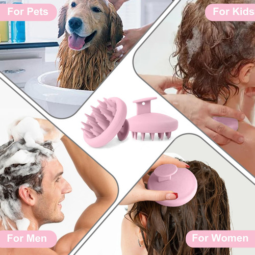 Masajeador De Cuero Cabelludo Hhwxmhh, Exfoliante De Silicon