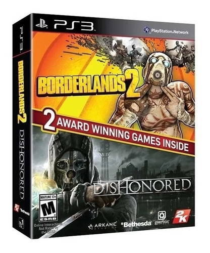 Medios físicos de Borderlands 2 y Dishonored para PS3